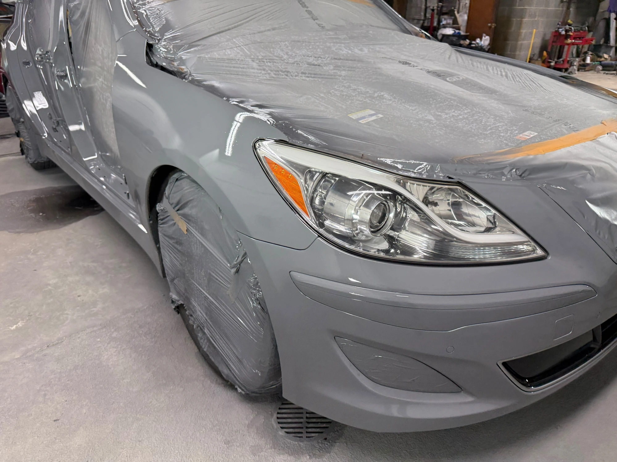 Masked & Prepped for Paint