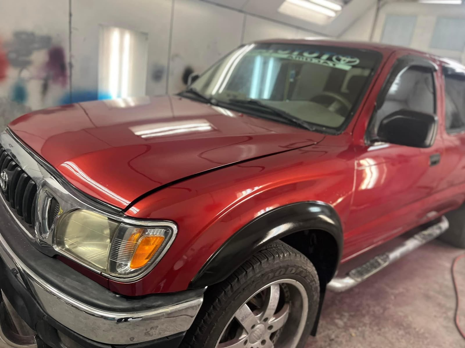Fresh Red Refinish — Wet Look